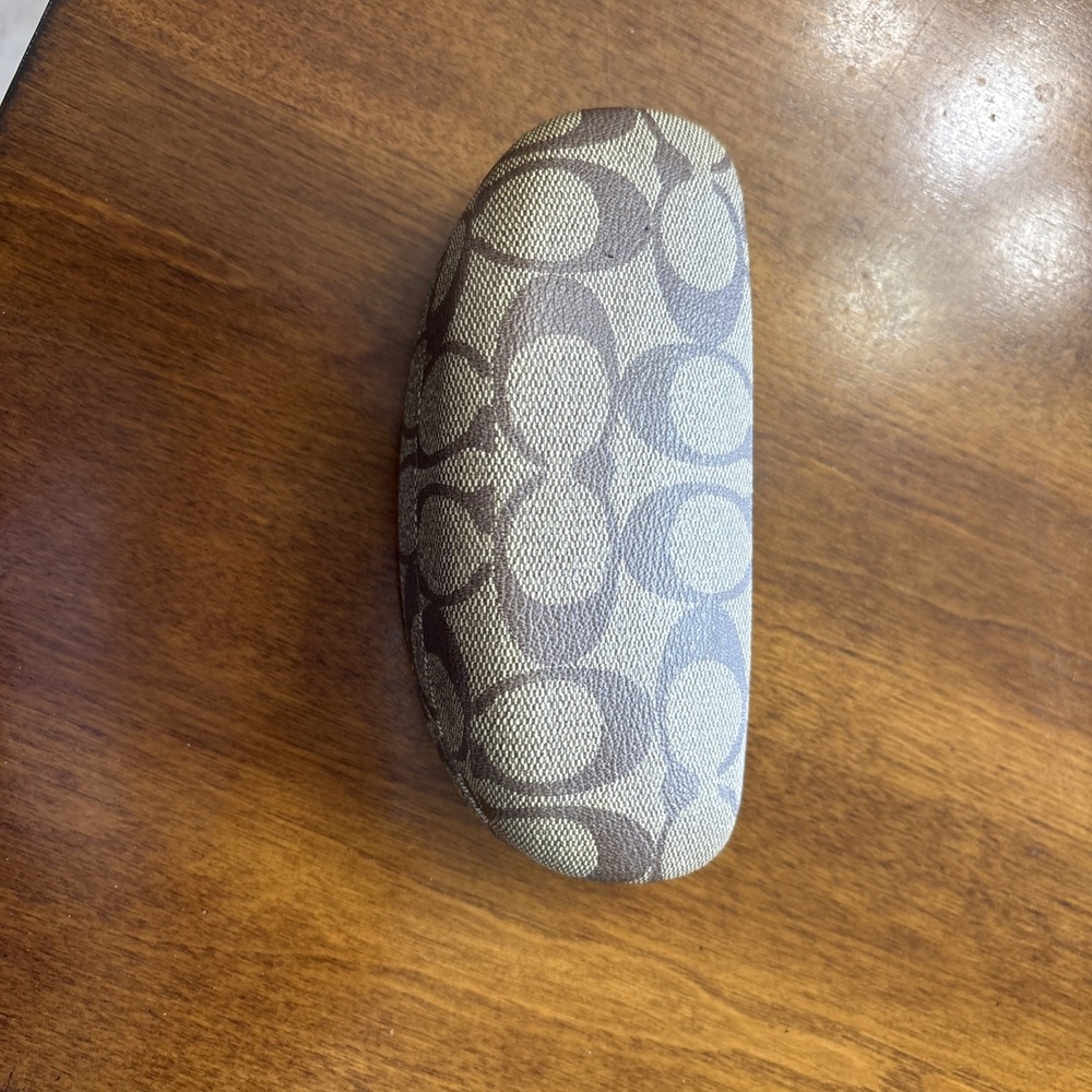 Coach Signature Monogram Sunglasses Hard Case